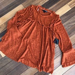NWT JW Style Loose Fit Poof Sleeve Top